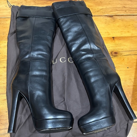 Gucci washed soft calf Nero size 37 - Picture 3 of 10